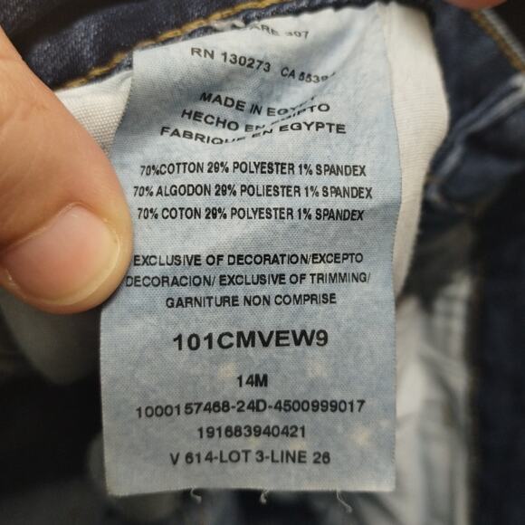 Lee Women's Size 14 Medium Wash Bootcut Mid-Rise Denim Blue Jeans - Picture 4 of 4